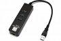Сетевая карта 5bites UA3-45-04BK Retail (USB3.0 LAN1000 3xUSB3.0) img